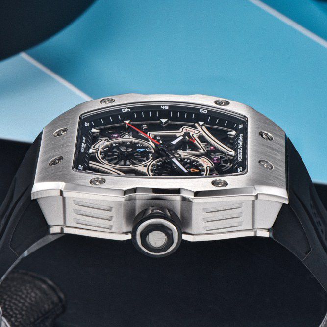 large Годинник чоловічий Pagani Design PD-YS012 Silver-Black 1